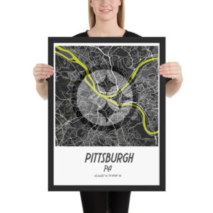 City of Pittsburgh Framed poster