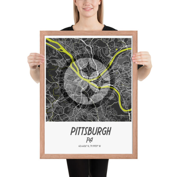 City of Pittsburgh Framed poster - Image 2
